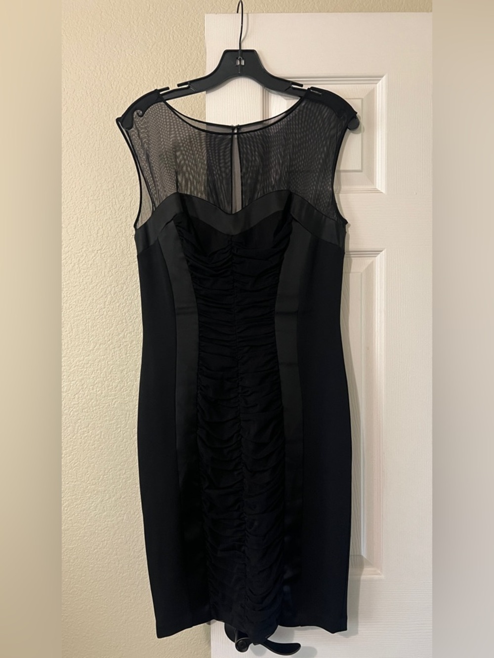 Cache black midi dress